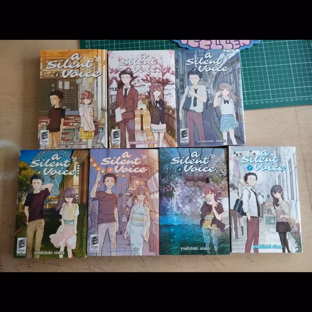 مانگا a silent voice مانگا صدای سکوت از جلد 1تا 7 (اخر)