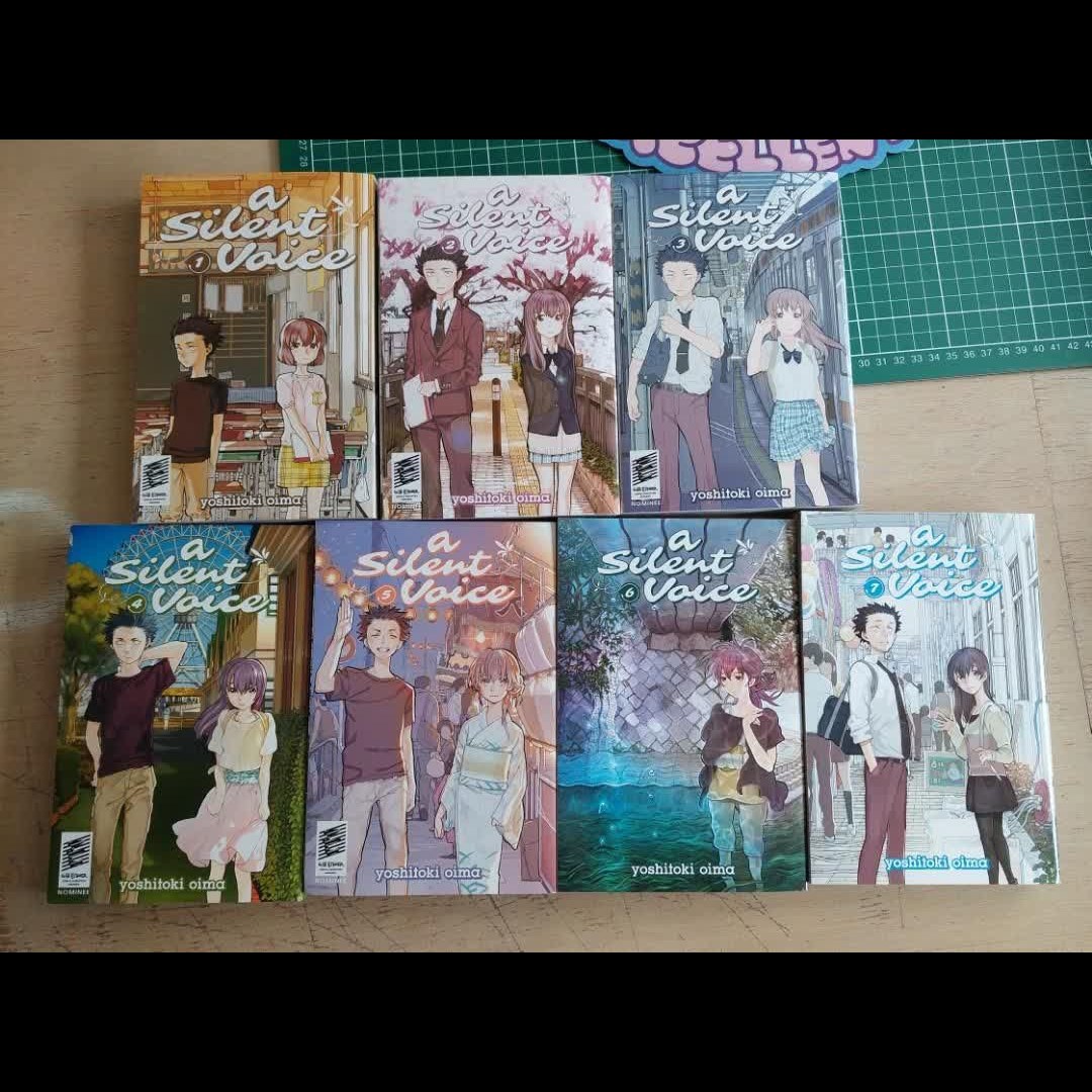 مانگا a silent voice مانگا صدای سکوت از جلد 1تا 7 (اخر)