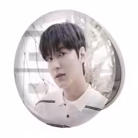 آینه جیبی خندالو طرح لی مین هو Leemin ho مدل تاشو کد 20876