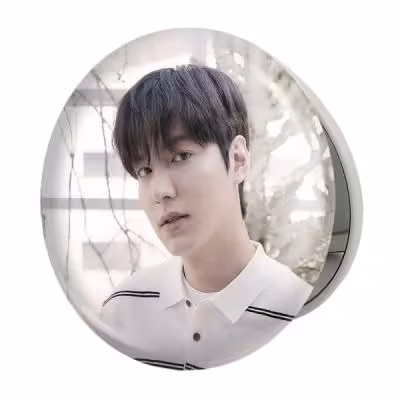 آینه جیبی خندالو طرح لی مین هو Leemin ho مدل تاشو کد 20876