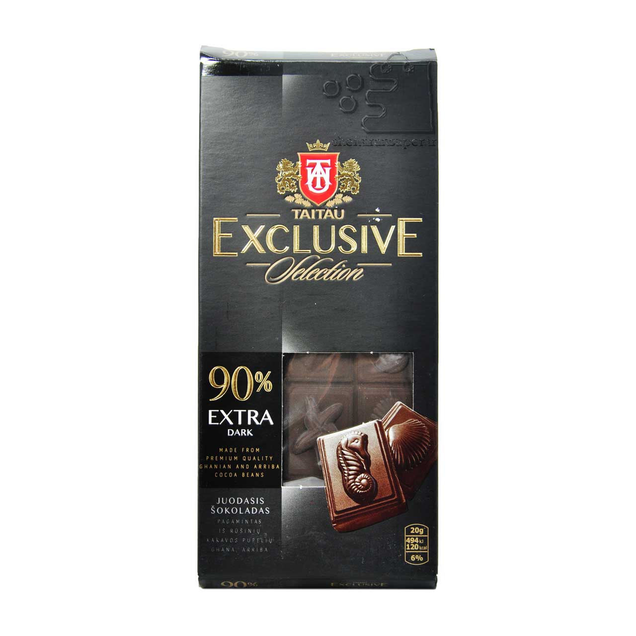 شکلات تلخ 90 درصد 100 گرم اکسکلوسیو - exclusive