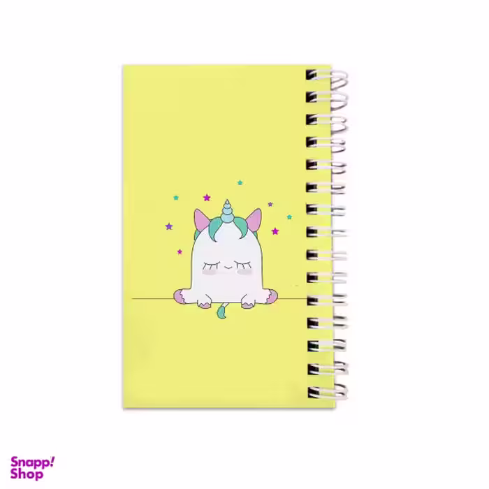 دفترچه یادداشت مدل to do list طرح یونیکورن فانتزی کد bambi28336