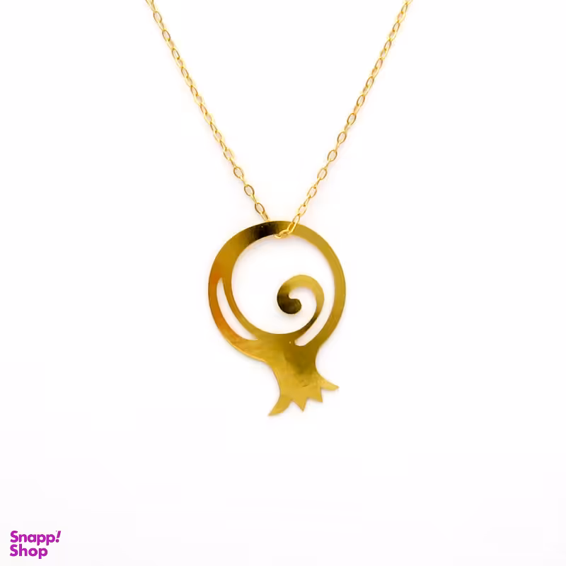 گردنبند طلا 18 عیار زنانه کاپانی طرح انار کد KN041