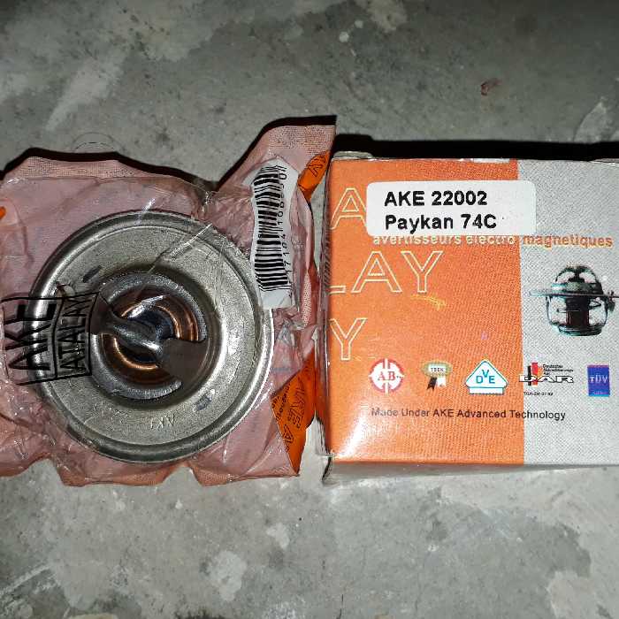 ترموستات  74 درجه پیکان  مارک  AKE  اصلی و بسیار کمیاب با مارک AKE 
