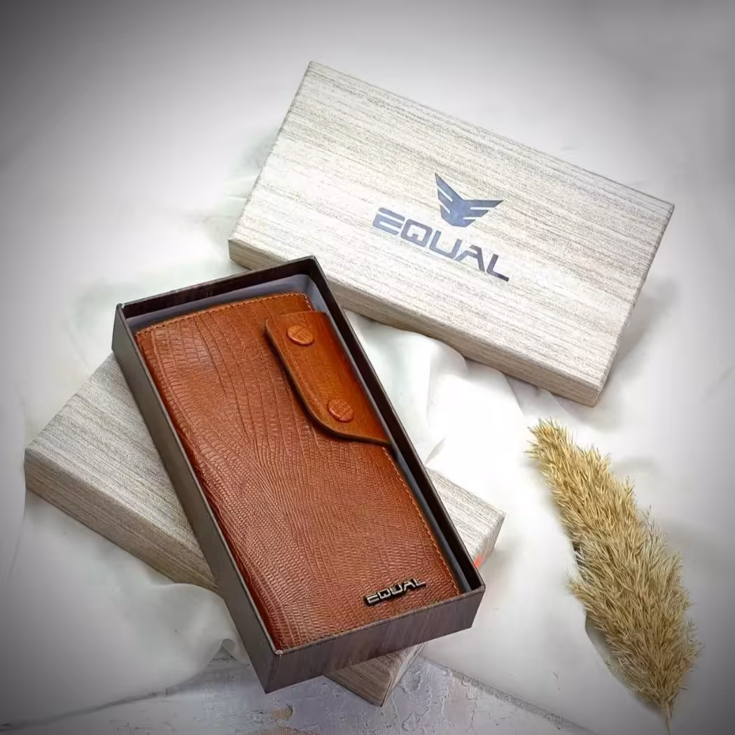 کیف پول چرم اسپرت  کد 208 جا موبایل دار  در  پنج رنگ