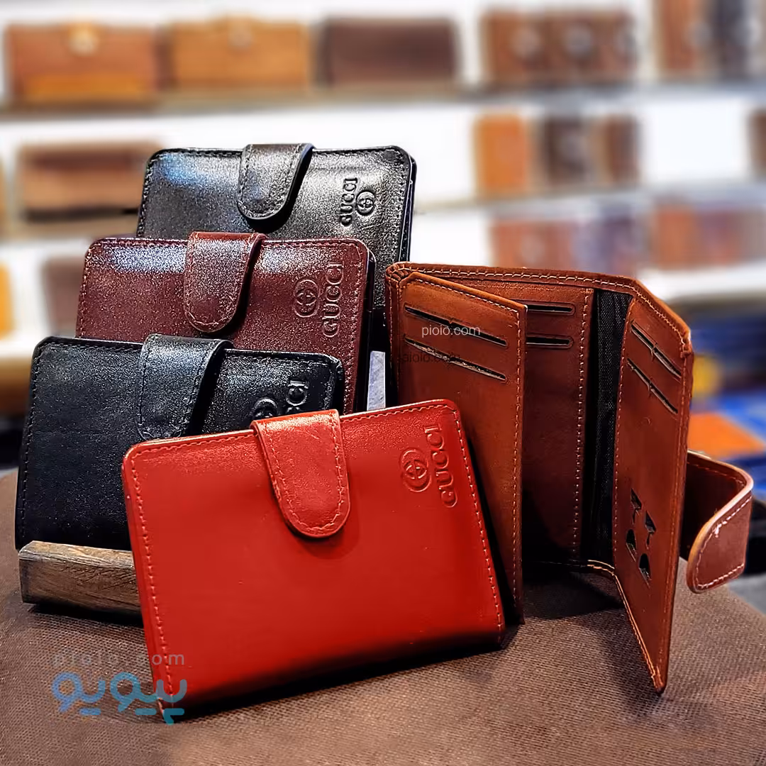 کیف جاکارتی چرم طبیعی طرح گوچی