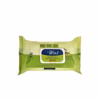 دستمال مرطوب یونی لد (Uni Led) مدل Antibacterial بسته 72 عددی حاوی روغن زیتون