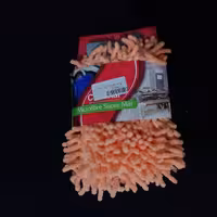 دستکش میکروفایبر ماکارانی گلبهی کم رنگ 