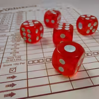 بازی تاسی یاتزی (YAHTZEE) سری ولنتاین( آدرین گیم) ارسال رایگان