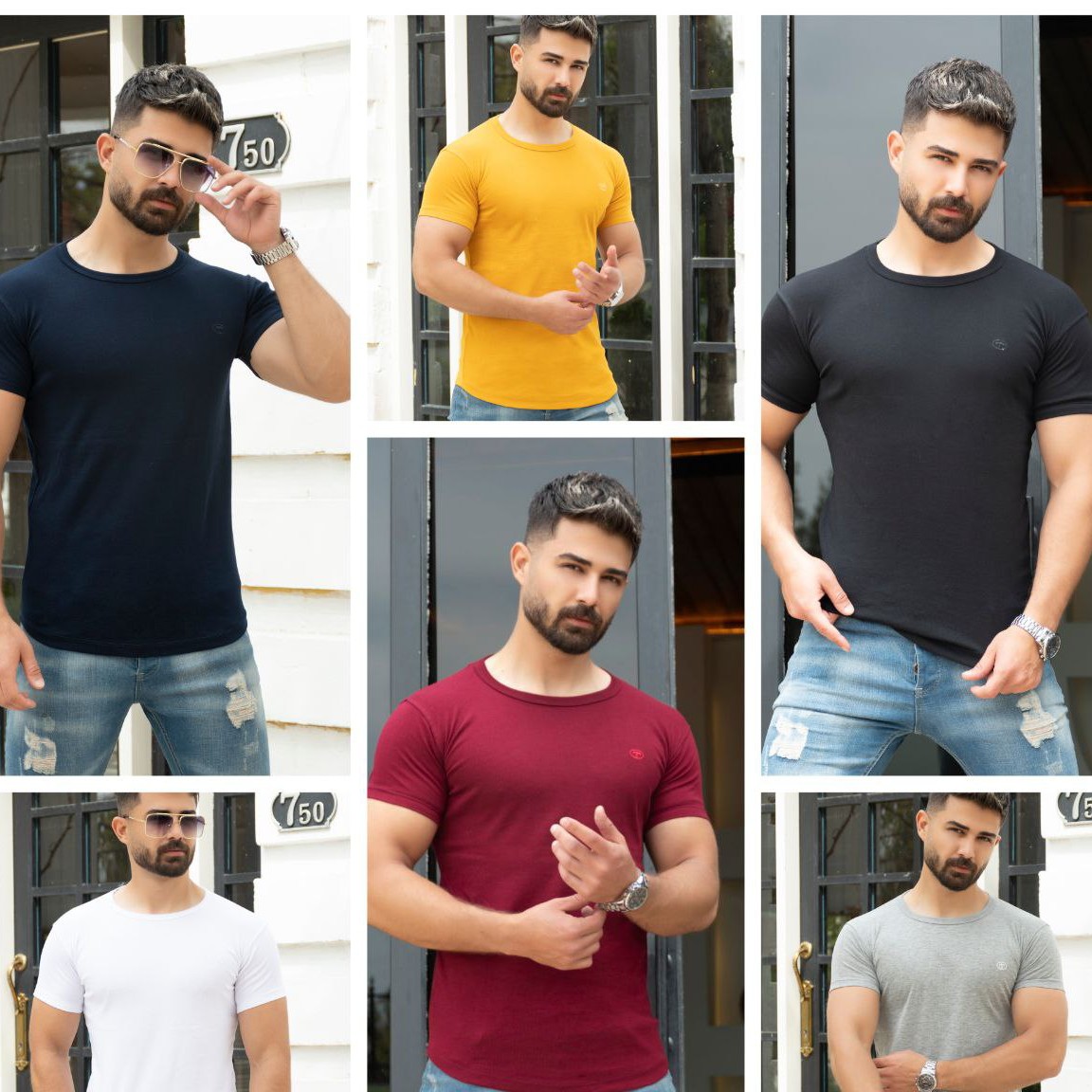 تیشرت فانریپ نخ پنبه با کیفیت و خوش پوش با شست عالی در رنگ های جذاب،در سایز های L XL XXl