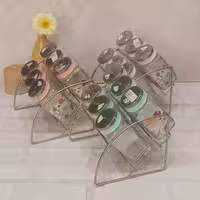 سرویس ادویه پاش آرین مدل 3کاره پایه دار محصول پیشتازان شیشه ای درب پیچی 3رنگبندی
