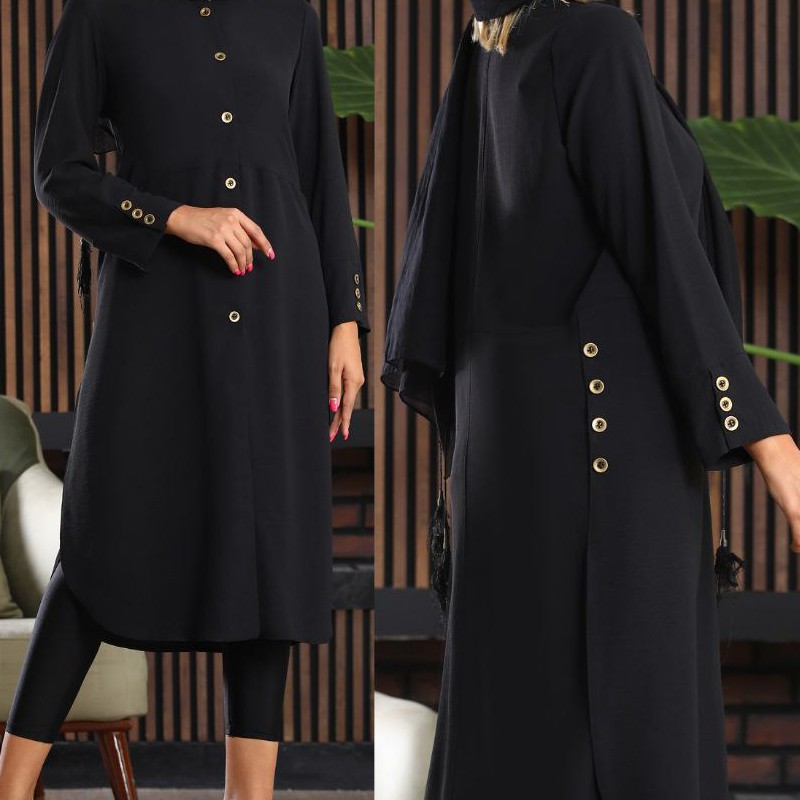 مانتو مدل رخساره زارا کیفیت عالی جنس ابرو بادی درجه یک