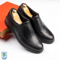 کفش مردانه چرم طبیعی رسمی و راحت  جنس شبرو گاوی دست دوز 406