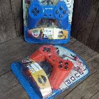 دسته بازی تک ساده مارک مارچر MR-55 رنگبندی قرمز  و آبی