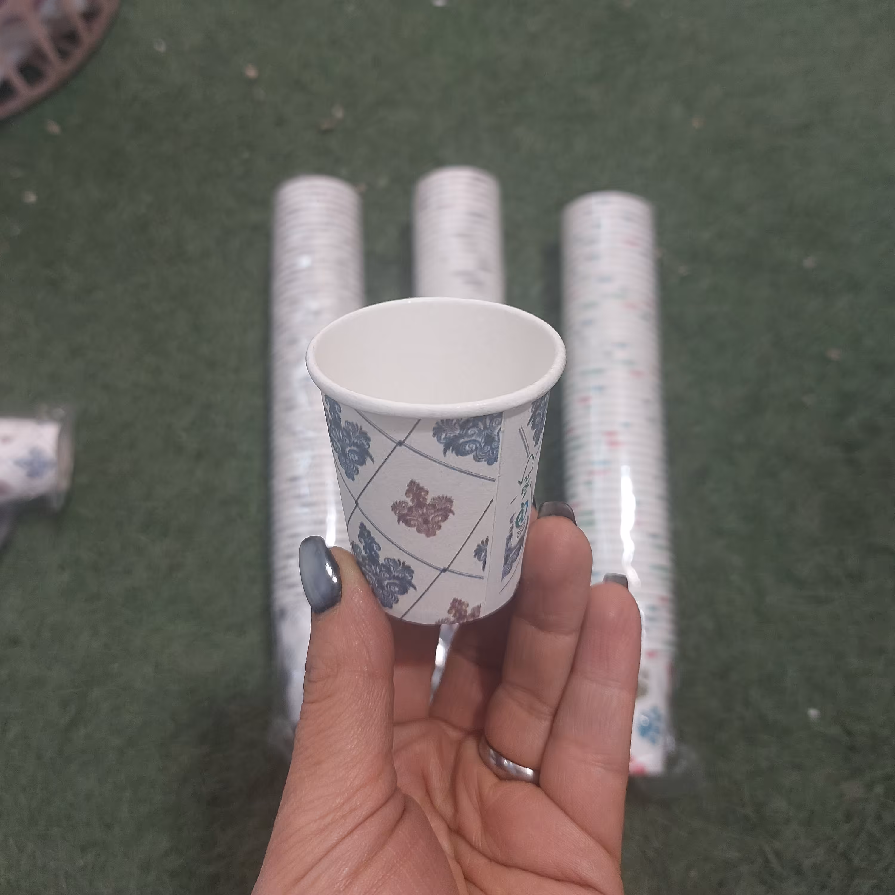 شات کاغذی قهوه  تعداد 50عددی در پلاسکو دهقان