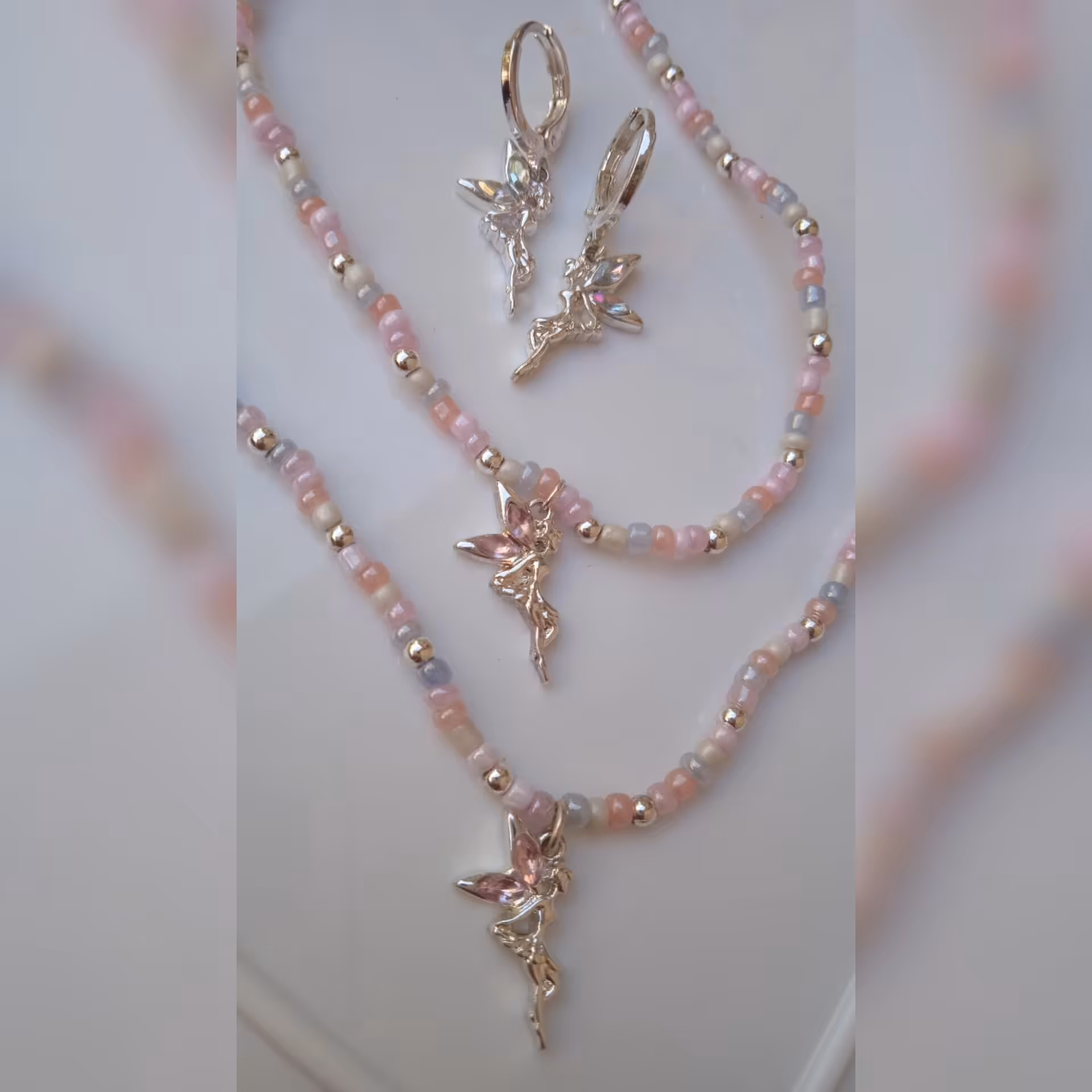 گردنبند و دستبند و گوشواره فرشته 