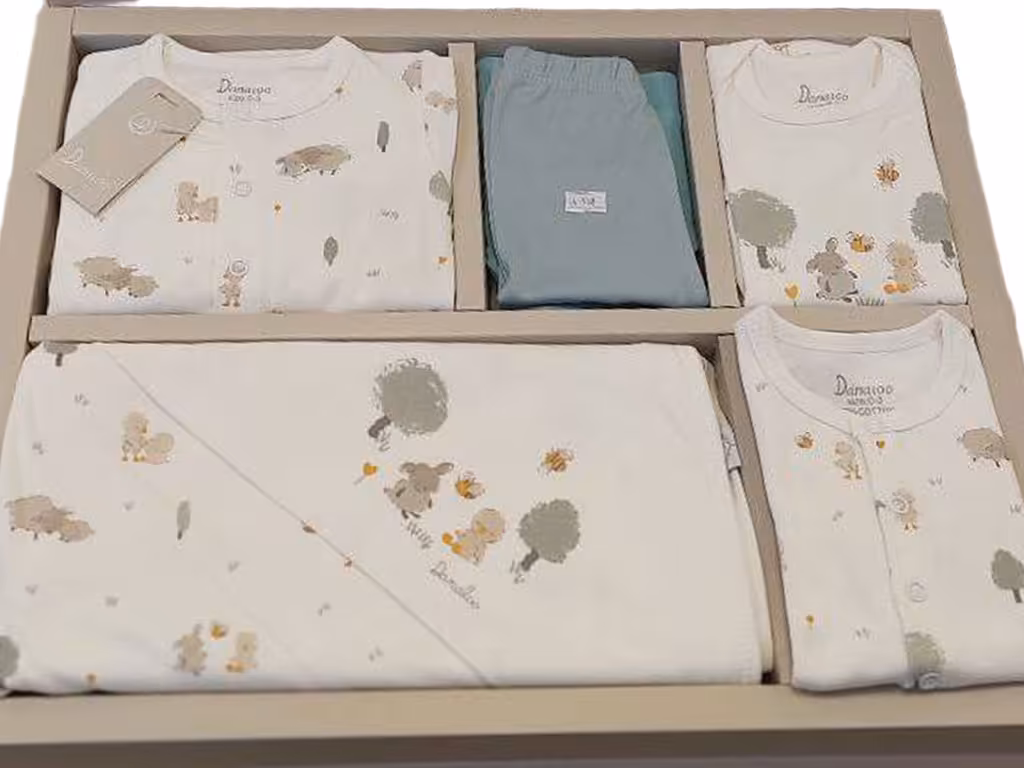 ست بیمارستانی 13 تکه نوزادی طرح ببعی و جوجه دانالو Danaloo