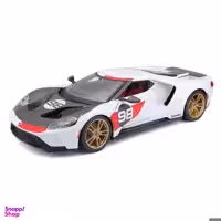 ماکت ماشین مایستو مدل 2021 Ford GT 98 White Heritage Edition