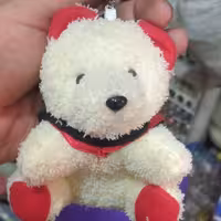 آویز خرس کرم 1 عدد