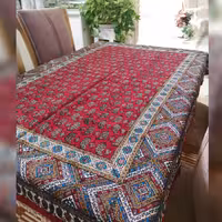 20 عدد رومیزی 4 نفره قلمکار  صادراتی به قیمت عمده برند علی جعفری 