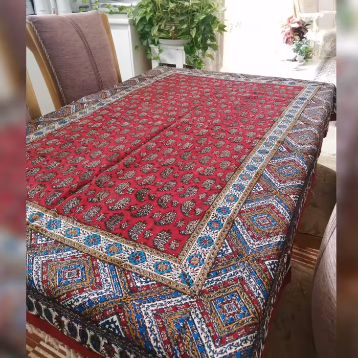 20 عدد رومیزی 4 نفره قلمکار  صادراتی به قیمت عمده برند علی جعفری 