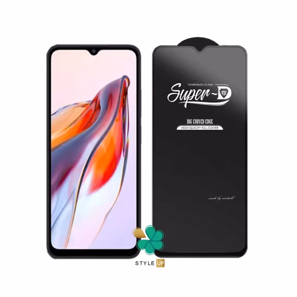 گلس گوشی تمام صفحه Super D مناسب شیائومی Redmi 12C