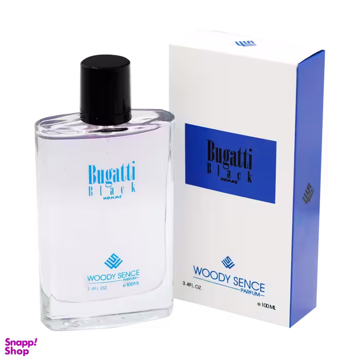 پرفیوم مردانه وودی سنس مدل Bugatti Black