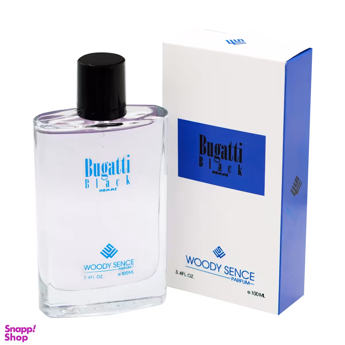 پرفیوم مردانه وودی سنس مدل Bugatti Black