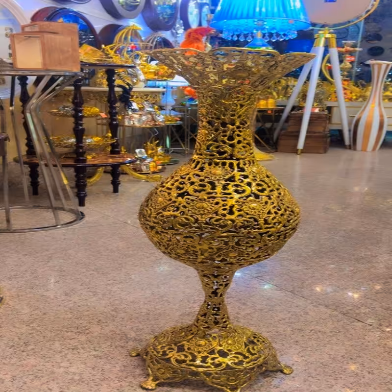 گلدان تمام برونز(برنجی)