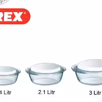 ظروف پیرکس درب دار مدل 912 (3 عددی)