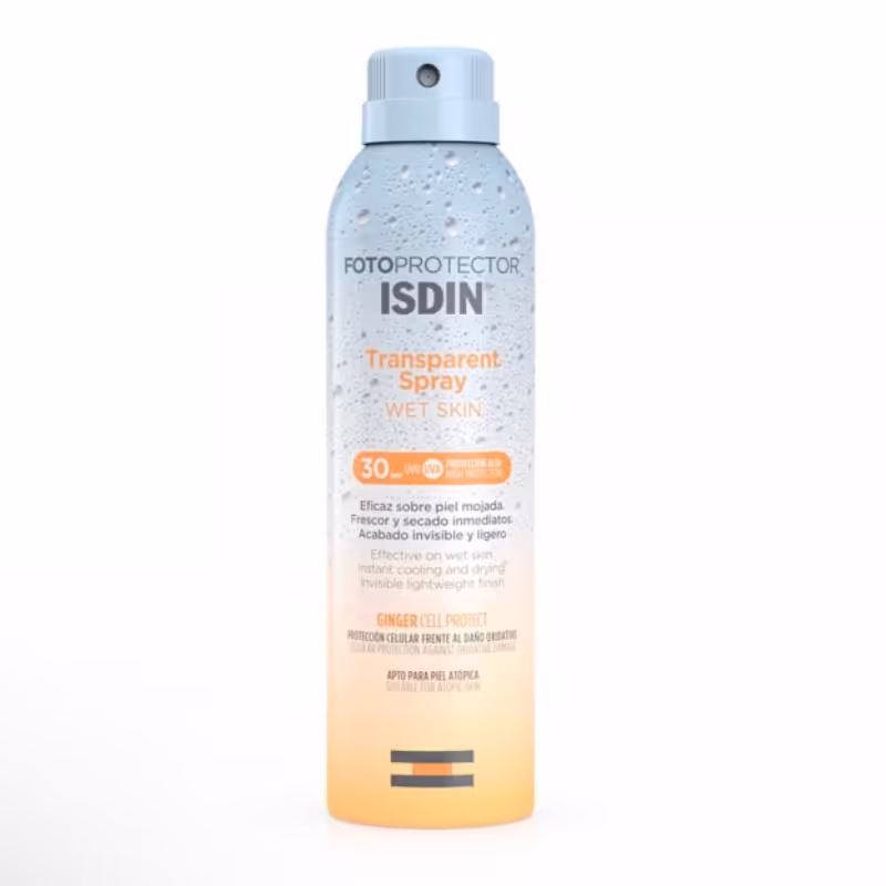 اسپری ضدآفتاب ایزدین Isdin Transparent Spray حجم 250 میلی لیتر