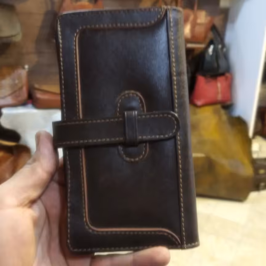 کیف پولی چرم طبیعی 