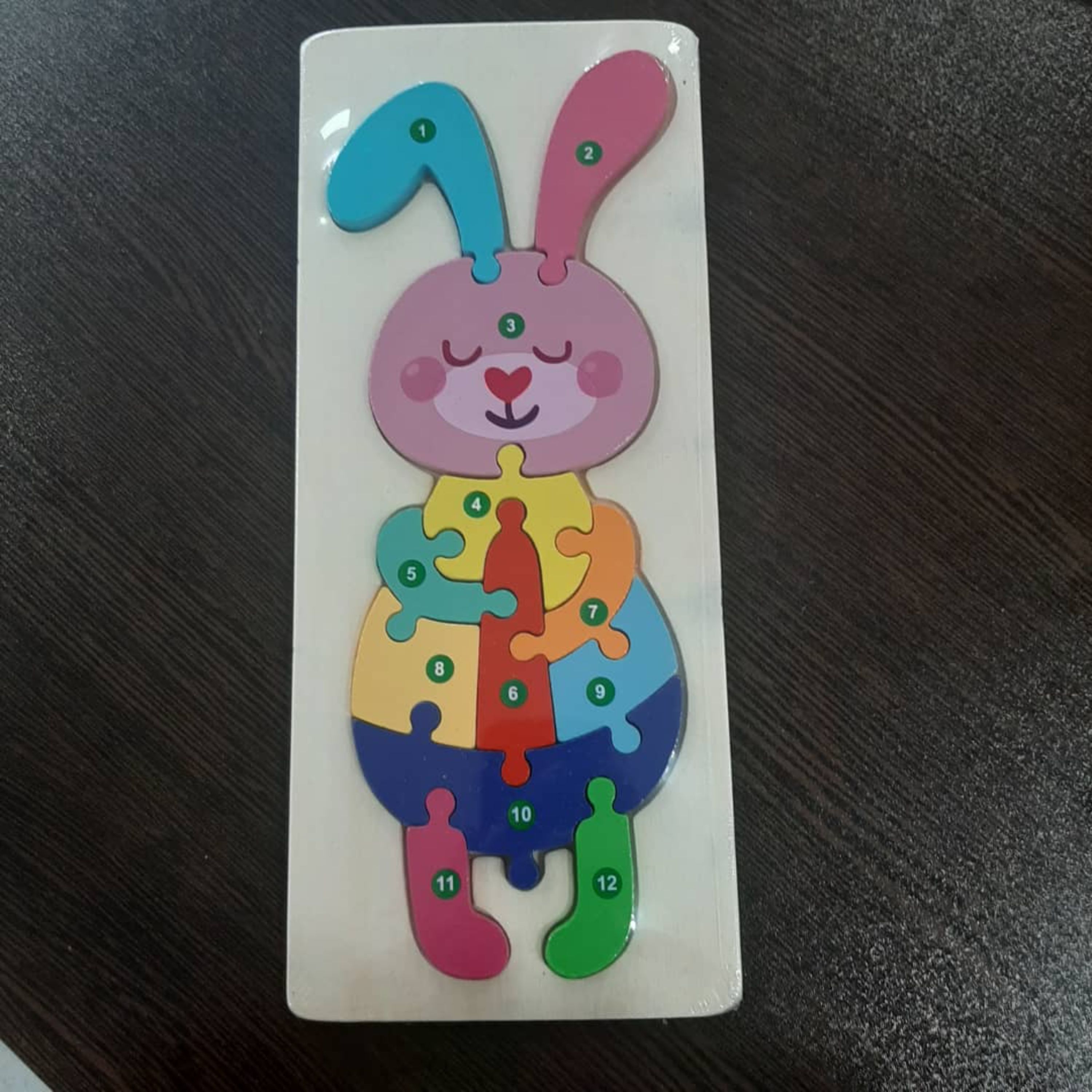 پازل جانمایی چوبی سایز 30 در 13