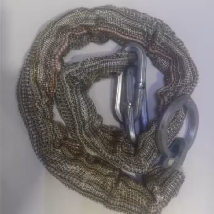 زنجیر فرمان فولادی 10 ضدبرش روکش دار یک متری