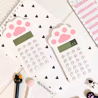 ماشین حساب فانتزی پنجه  گربه سایز بزرگ (لوازم دانش آموزی)