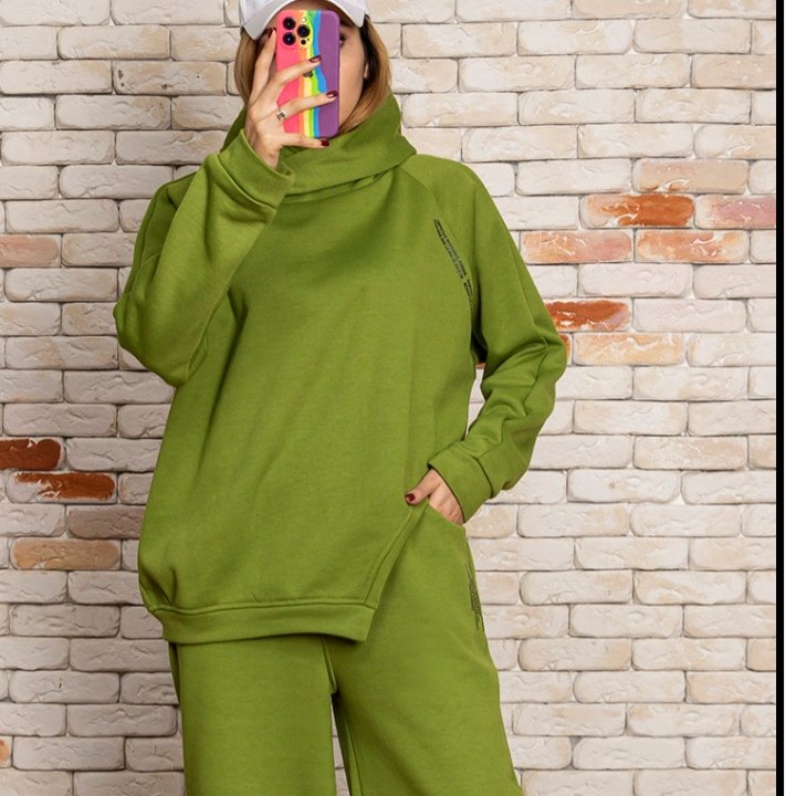 ست هودی و شلوار برش دار