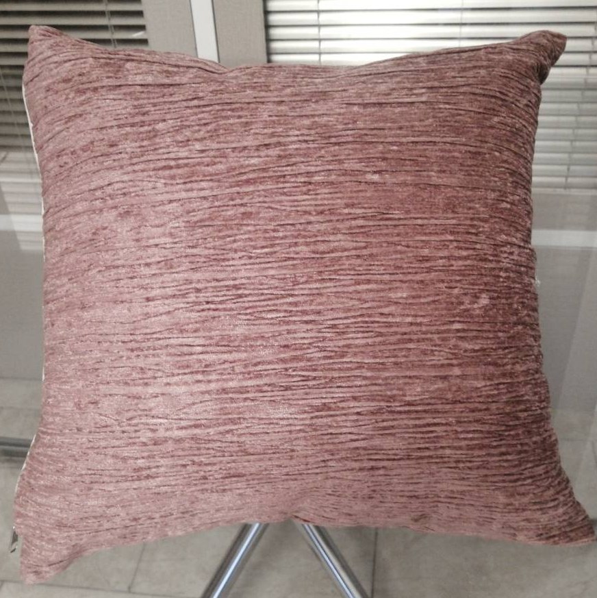 پارچه رویه کوسن 40 در 40 طرح پارچه خط دار مخملی (پس کرایه)