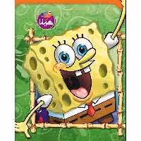 دفتر نقاشی هیلا مدل رحلی طرح باب اسفنجی