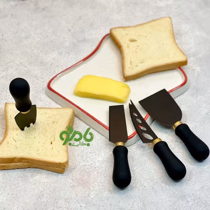 کارد صبحانه فلزی 4 عددی مشکی