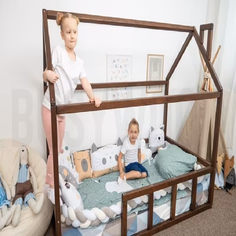 تخت نوجوان چوبی سفارشی 