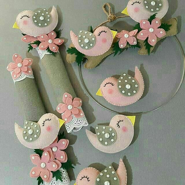 ست تزئینات نمدی آشپزخانه