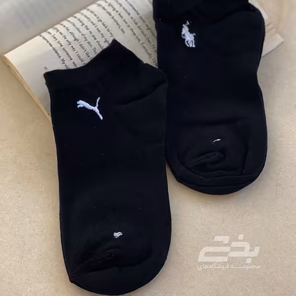 جوراب مچی گلدوزی پنبه