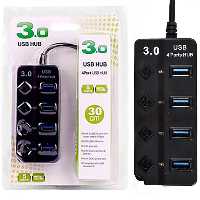 هاب 4 پورت کلید دار USB3.0 مدل 504