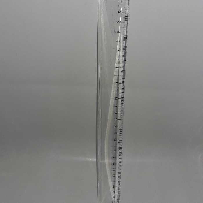 خط کش سی سانتی شیشه ای شفاف