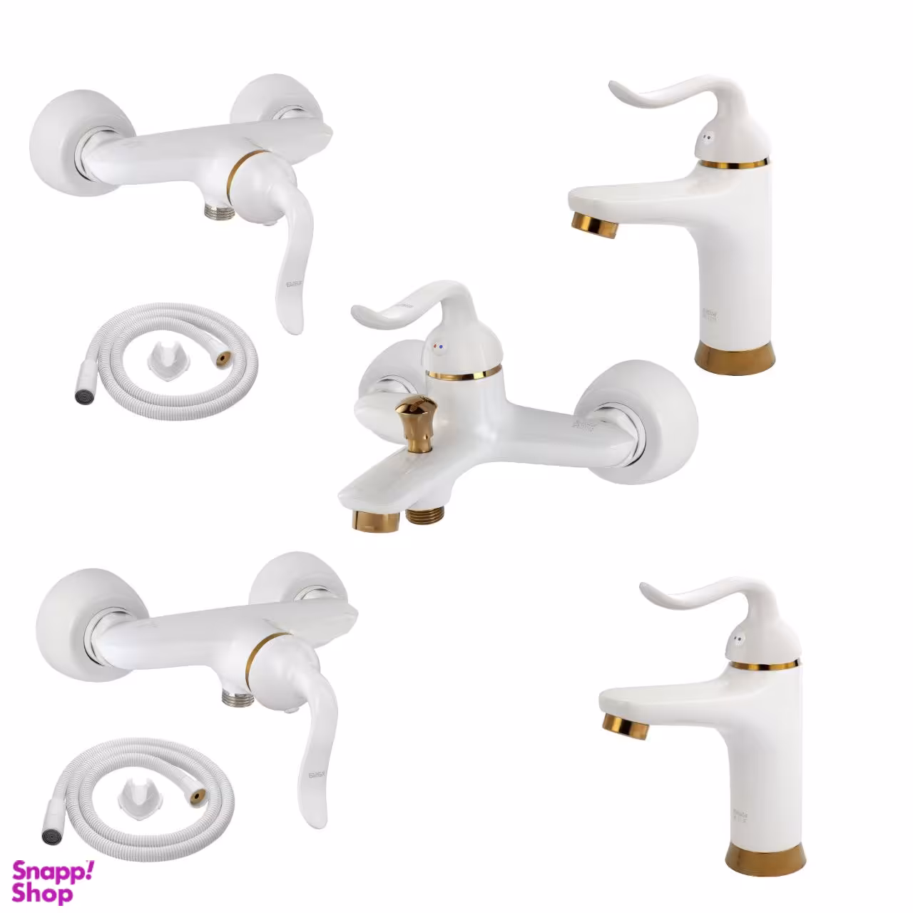 ست شیرآلات کسری مدل رابین مجموعه 7 عددی