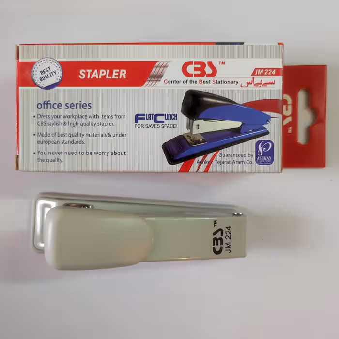 دستگاه منگنه سی بی اس مدل JM 224 رنگ طوسی روشن