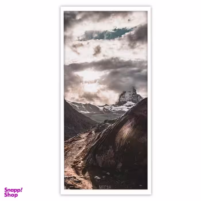 تابلو بکلیت طرح منظره کوهستان و طلوع آفتاب مدل W-S3281