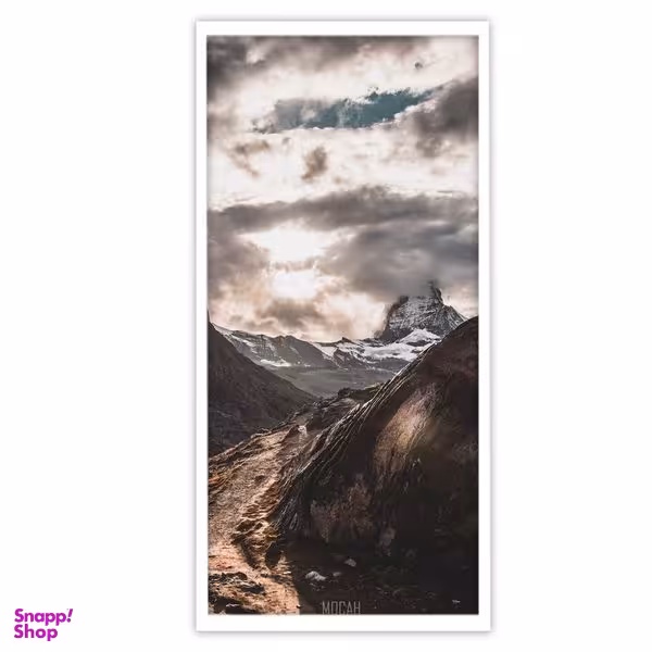 تابلو بکلیت طرح منظره کوهستان و طلوع آفتاب مدل W-S3281