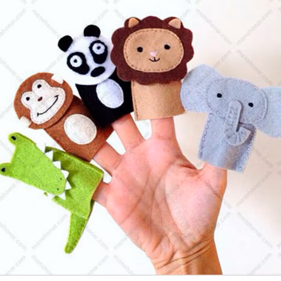 عروسک بند انگشتی نمدی