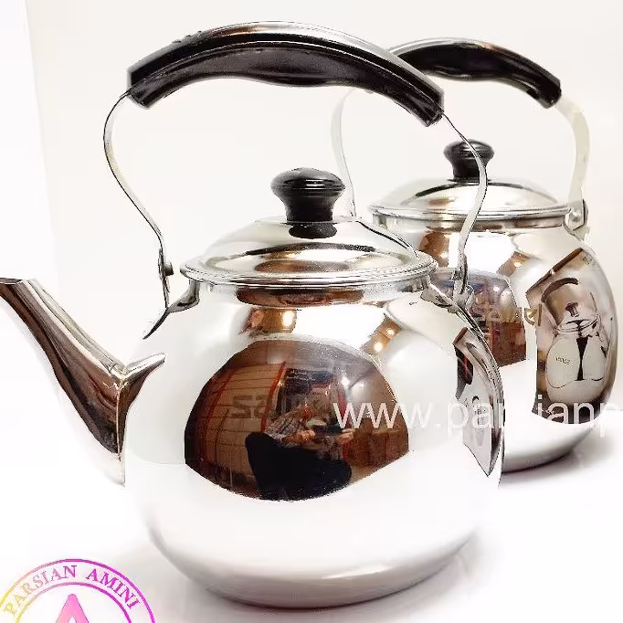 کتری استیل خمره ای 3لیتری یک عددی باارسال رایگان